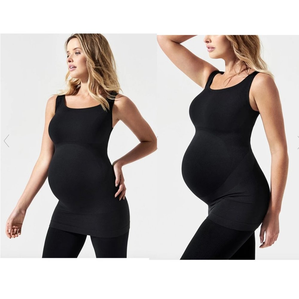 BLANQI Maternity Belly Support Tank top Black Sz M